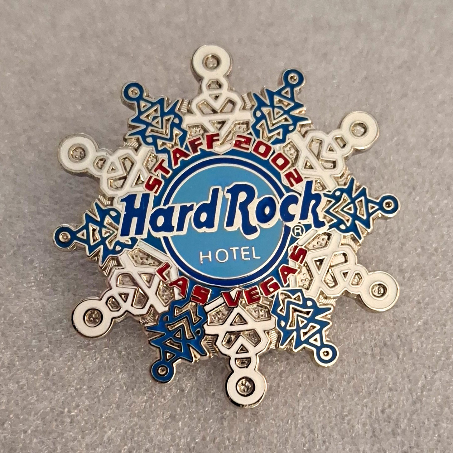 Hard Rock Hotel Las Vegas Staff 2002 Snowflake Pin Rock & Pop Music