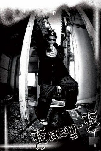 EAZY-E POSTER – EAZY E GUN SHOT – RARE NEW HOT 24X36
