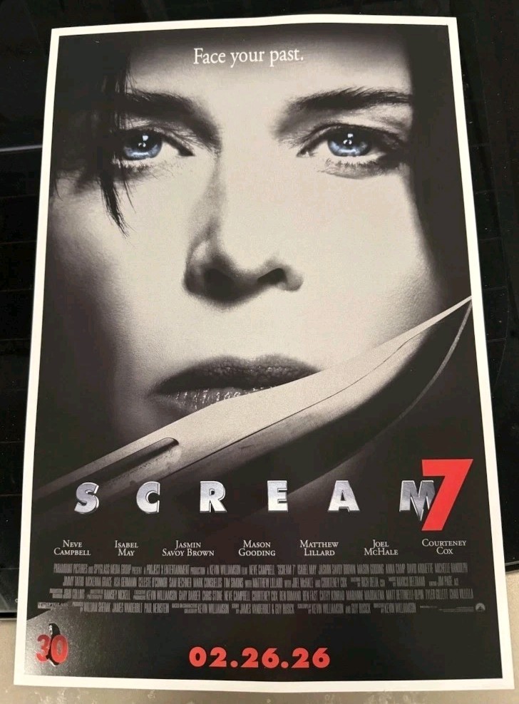 Scream 7 Movie (2026) 12×18 Fan Event 02/26/26 Original Poster *Not A Reprint*