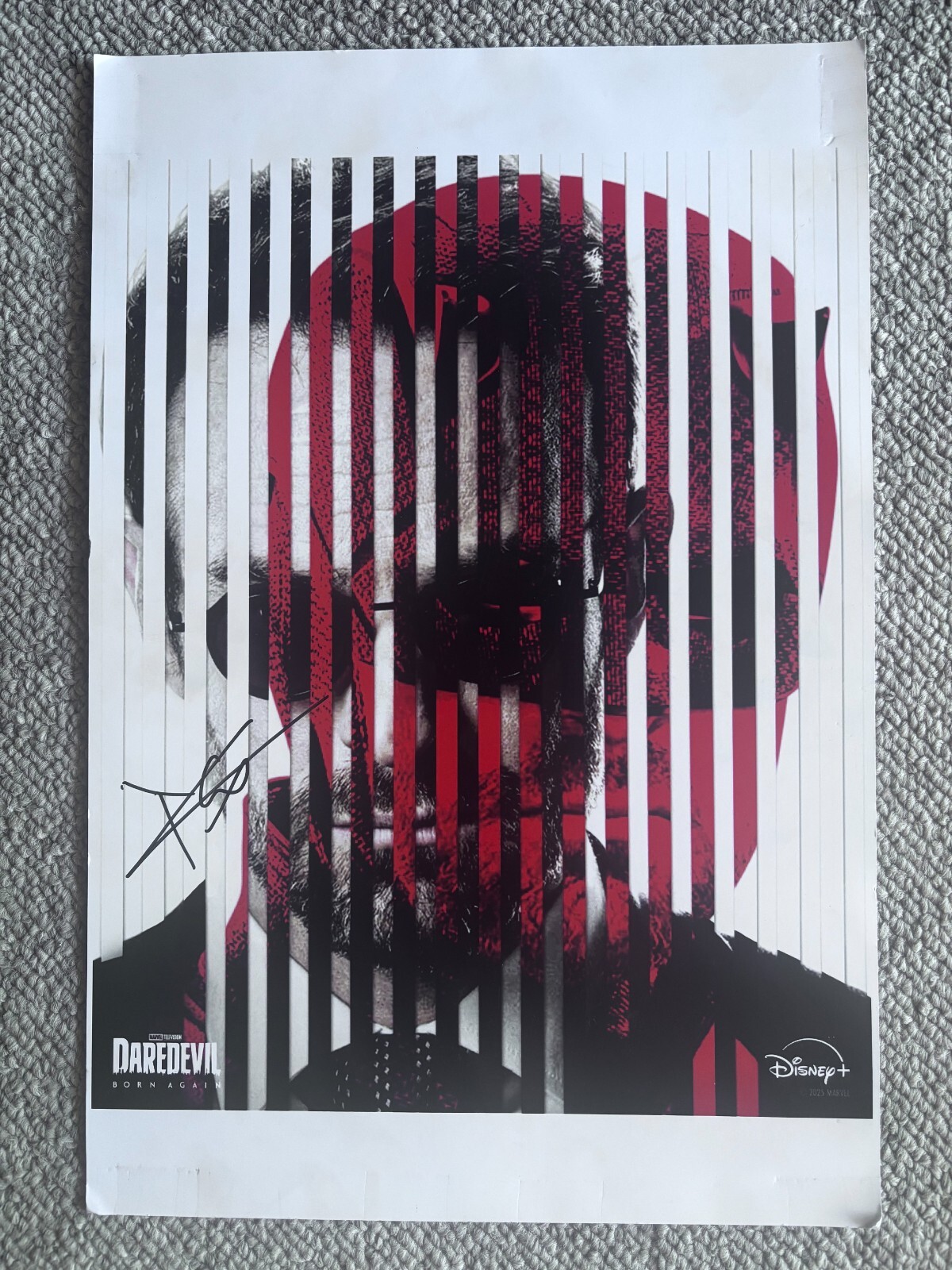 CHARLIE COX SIGNED 12×18 POSTER PHOTO DAREDEVIL DARE DEVIL AUTO MARVEL PROOF PIC