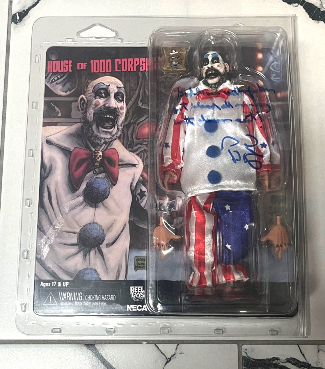 SID HAIG Signed Captain Spaulding House of 1000 Corpses Action Figure – JSA LOA