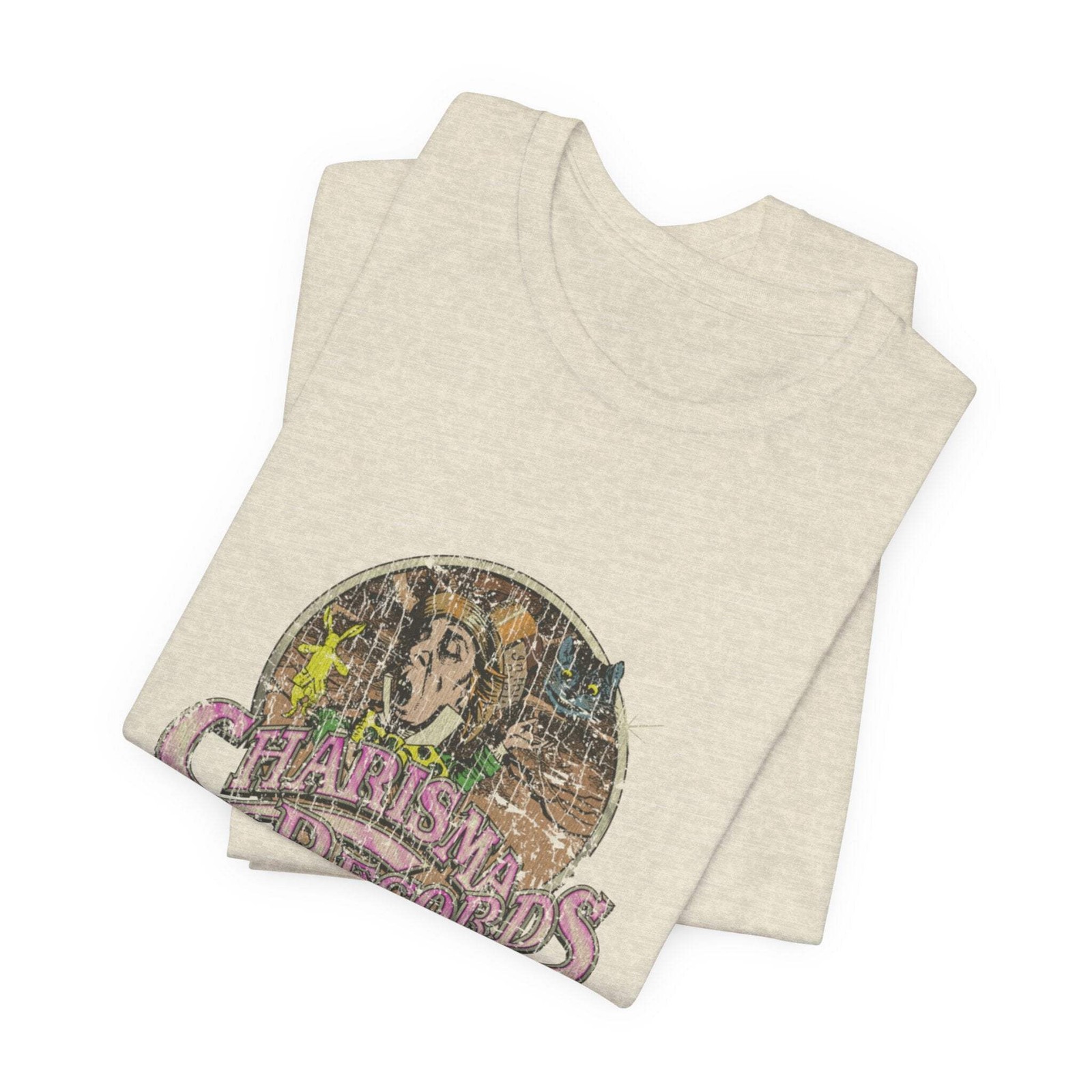 Vintage Charisma Records Label Logo Unisex Jersey Short Sleeve T-Shirt