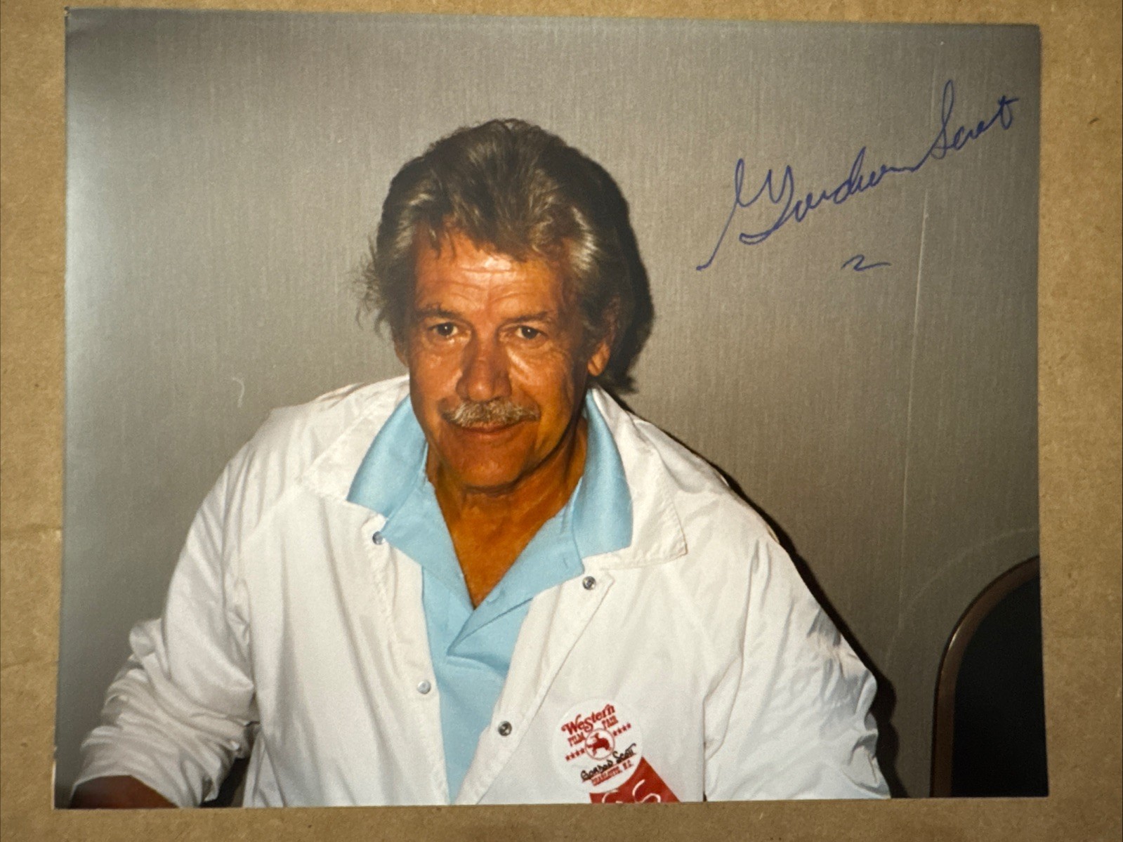 Gordon Scott AUTOGRAPHED Signed 8×10 Photo TARZAN Died 2007