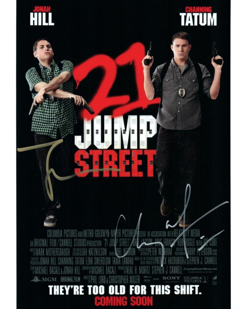 Channing Tatum Jonah Hill autographed 8×10 Photo signed Picture with COA