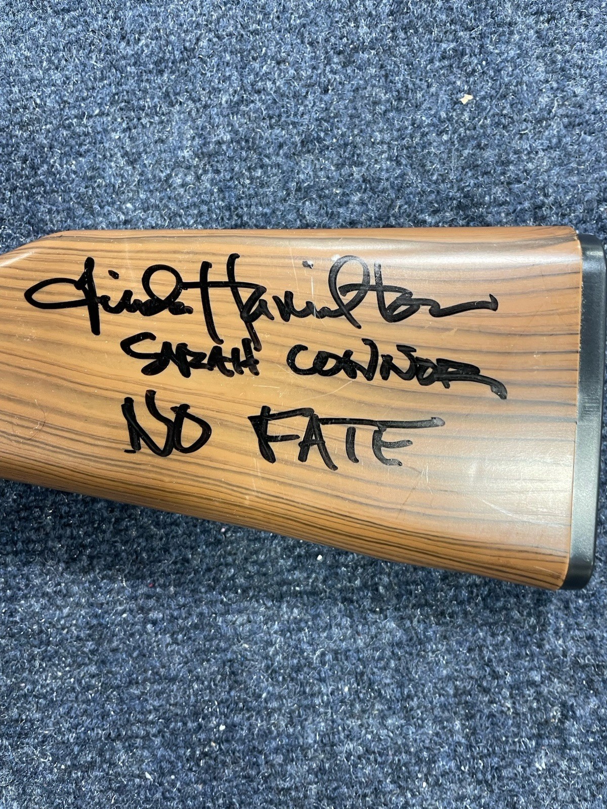 Linda Hamilton Signed Terminator Airsoft AK-47 Sarah Connor Beckett Autograph