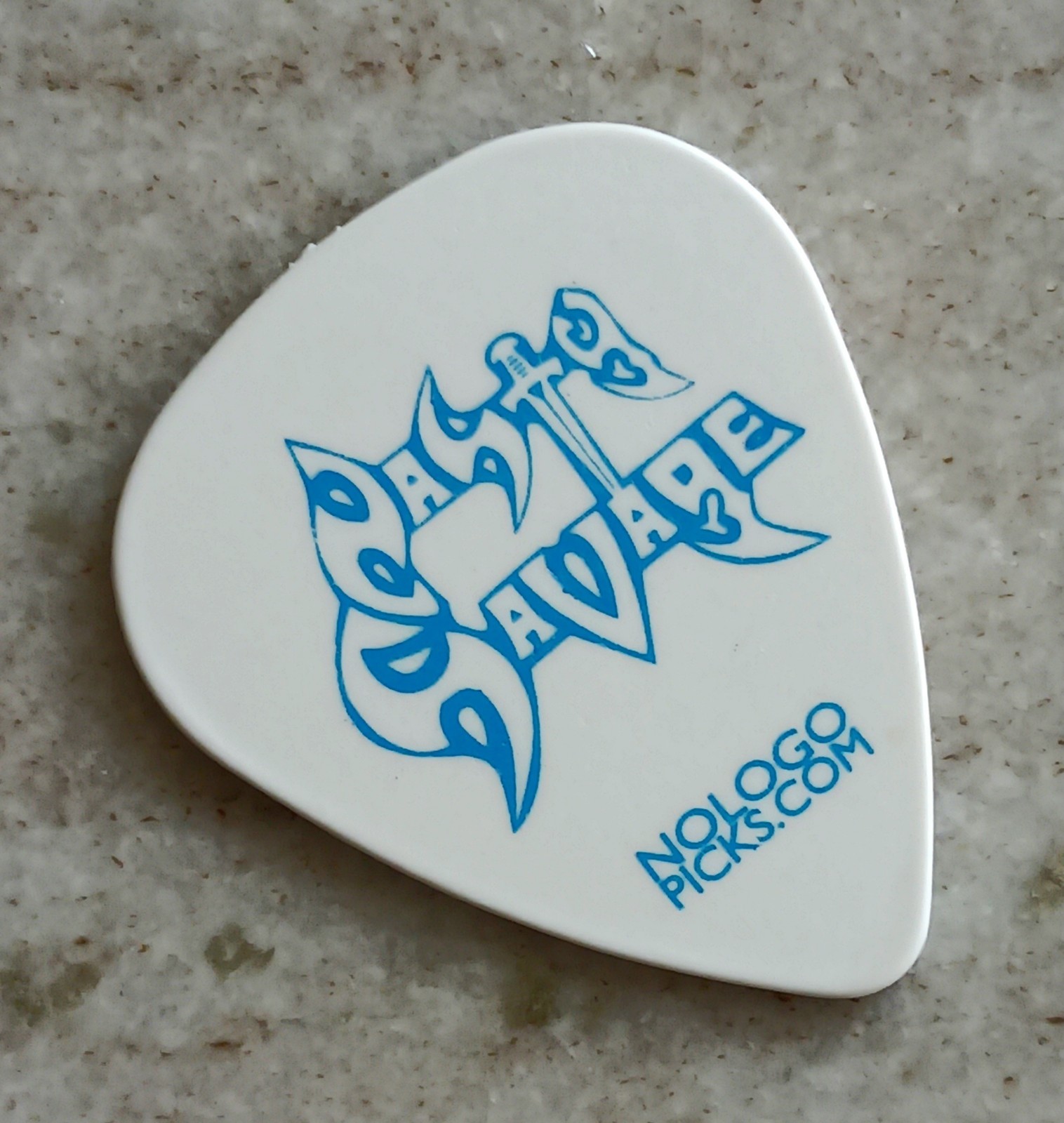 NASTY SAVAGE – Abstract Reality / Authentic, Original & RARE Tour Guitar Pick