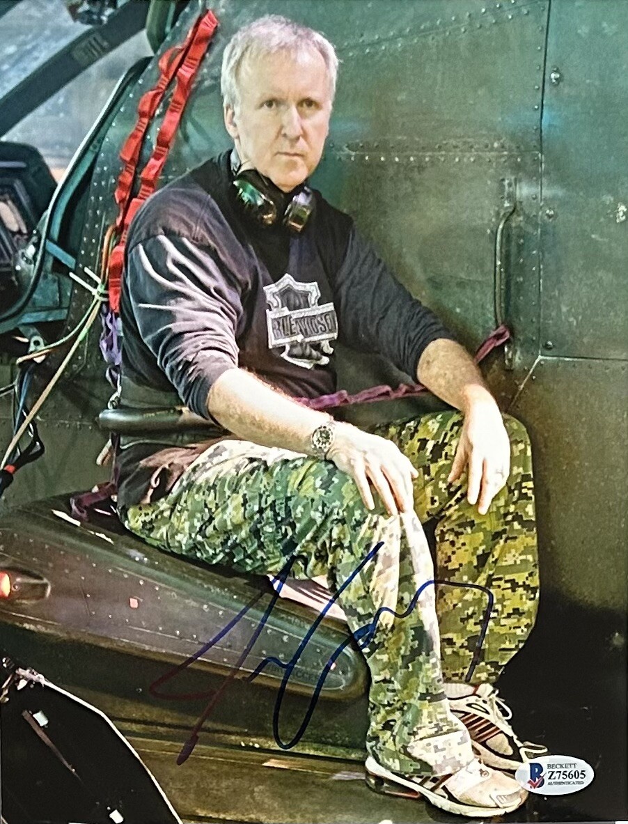 JAMES CAMERON SIGNED AUTOGRAPH TERMINATOR AVATAR BAS BECKETT