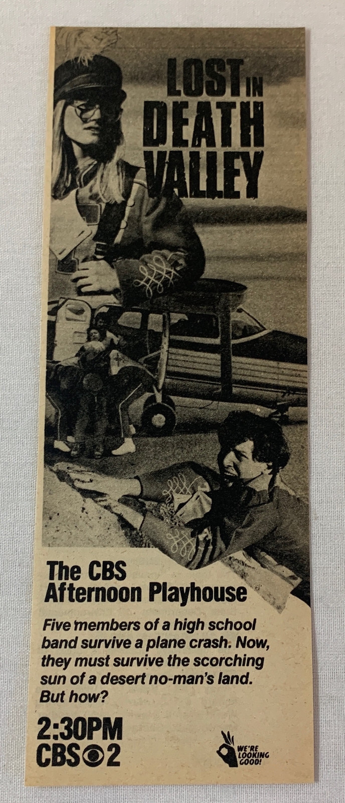 1980 CBS Afternoon Playhouse tv ad ~ LOST IN DEATH VALLEY