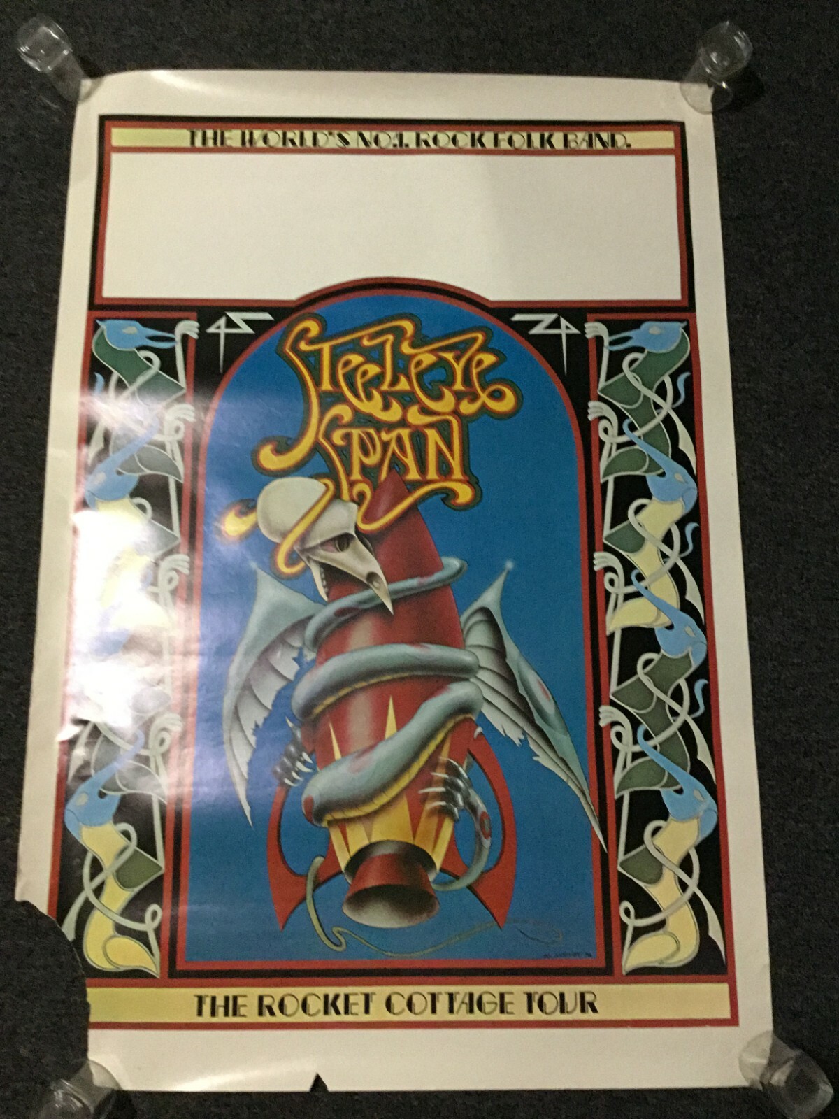 VINTAGE STEELEYE SPAN PROMO POSTER FOLK ROCK