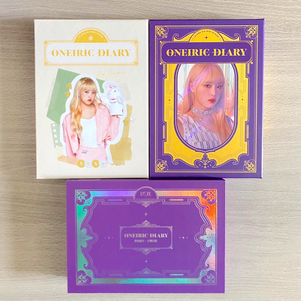 iz*one 3rd mini album oneiric diary 3ver. yena set No photo card IZONE