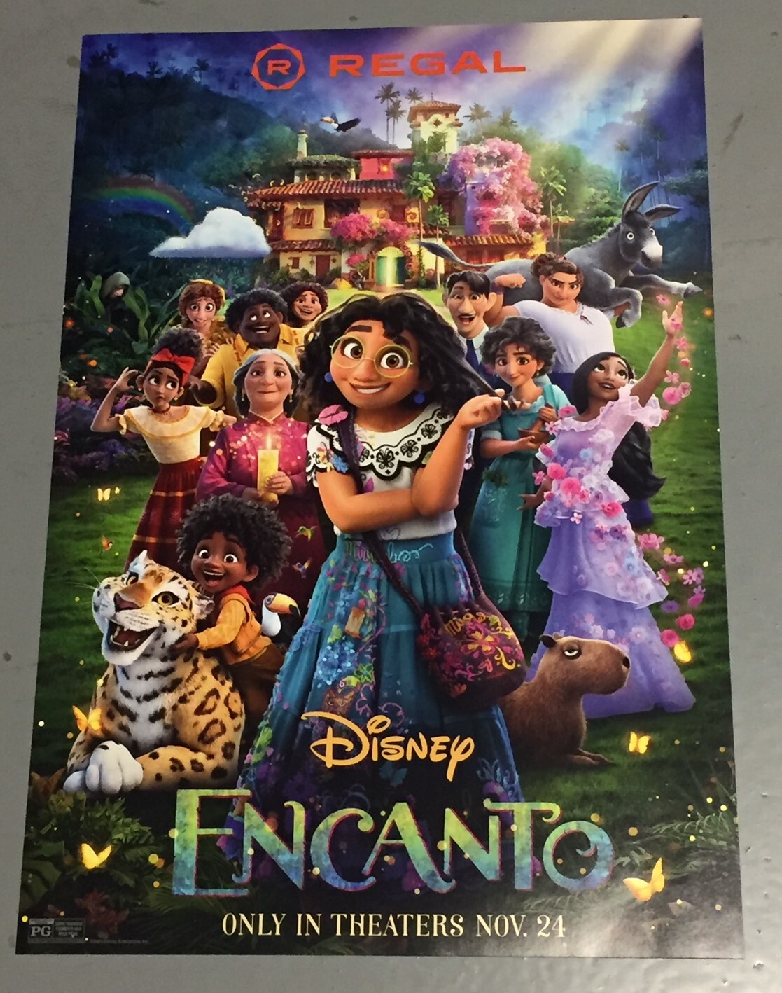 x2 Disney Encanto Regal movie posters Final 13×19 inches Rolled double-sided