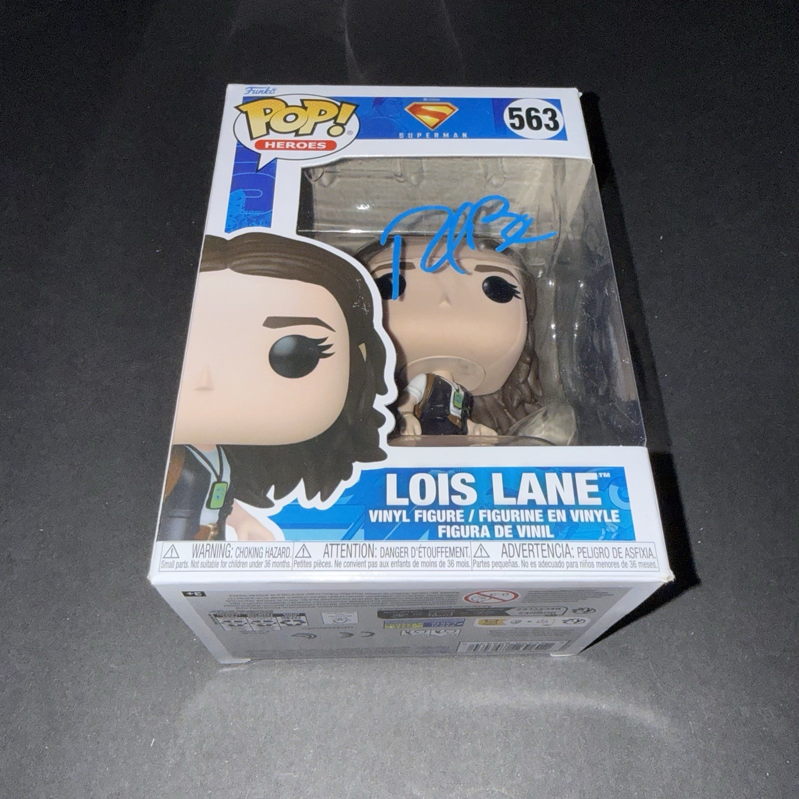 Rachel Brosnahan Signed Superman Lois Lane Funko Pop Toy Beckett BAS A