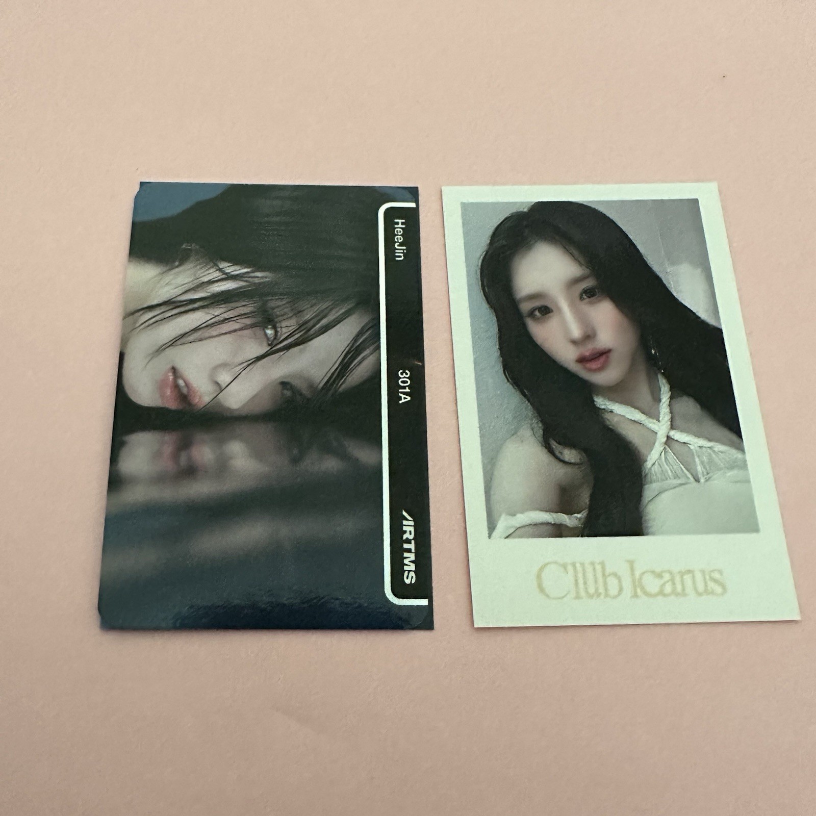 ARTMS Club Icarus Objekt Album Photocard Heejin 301A Unscanned + Everline Card