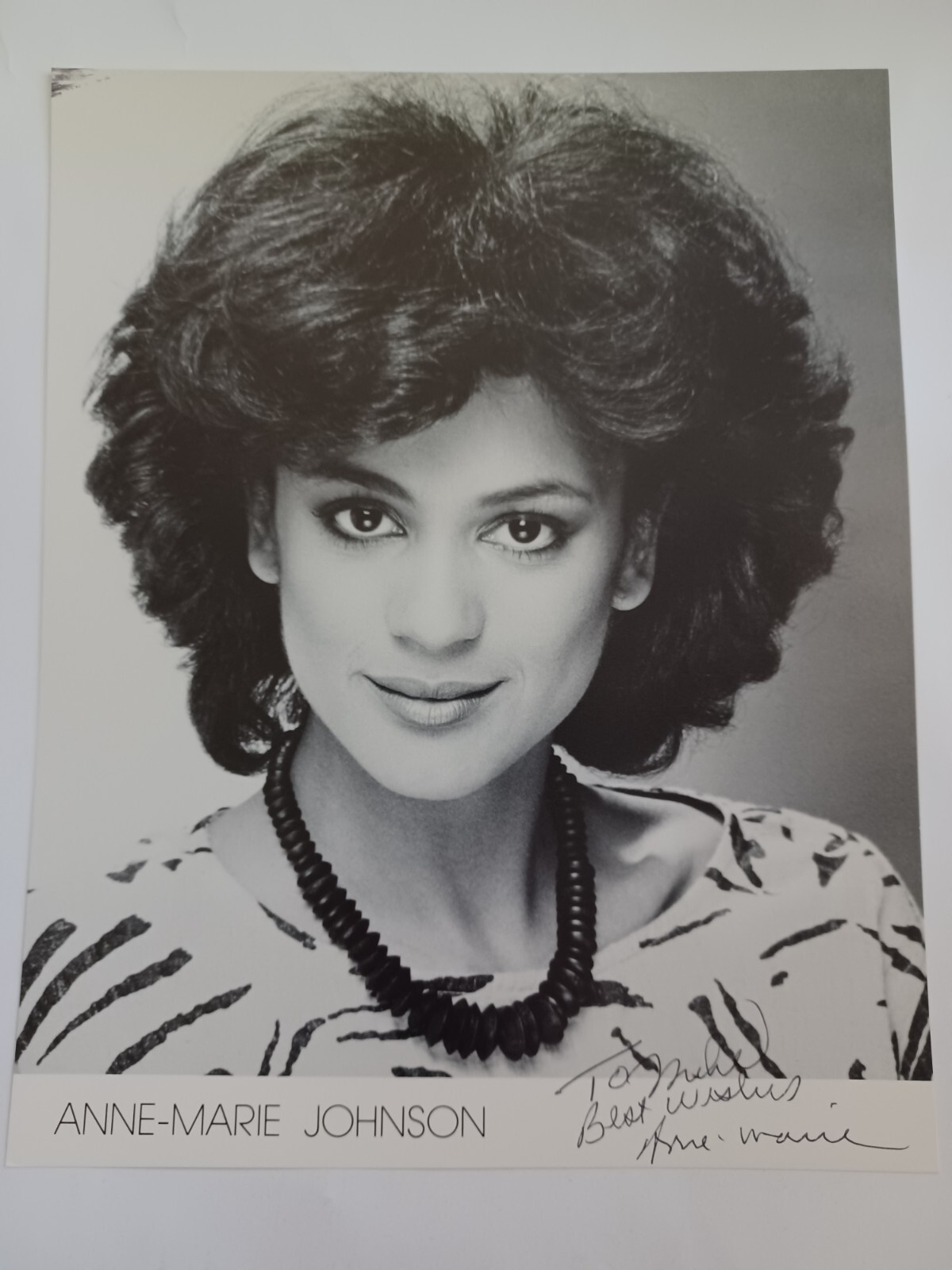 Anne-Marie Johnson Signed 8×10 Photo – In the Heat of the Night, In Living Color