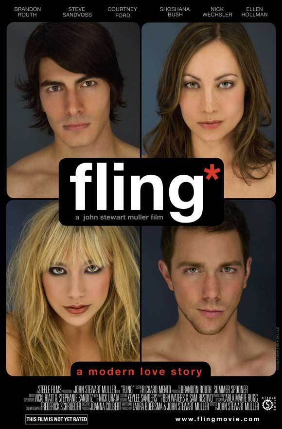 LIE TO ME Movie POSTER 27×40 B Brandon Routh Steve Sandvoss Courtney Ford