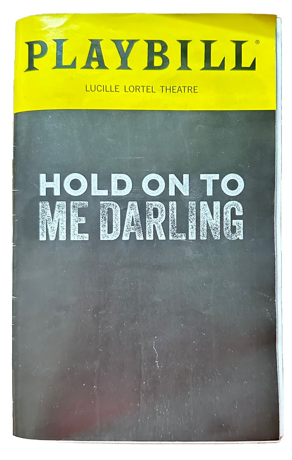 Adam Driver Hold On To Me Darling USED Playbill Play Off Broadway Theatre NYC