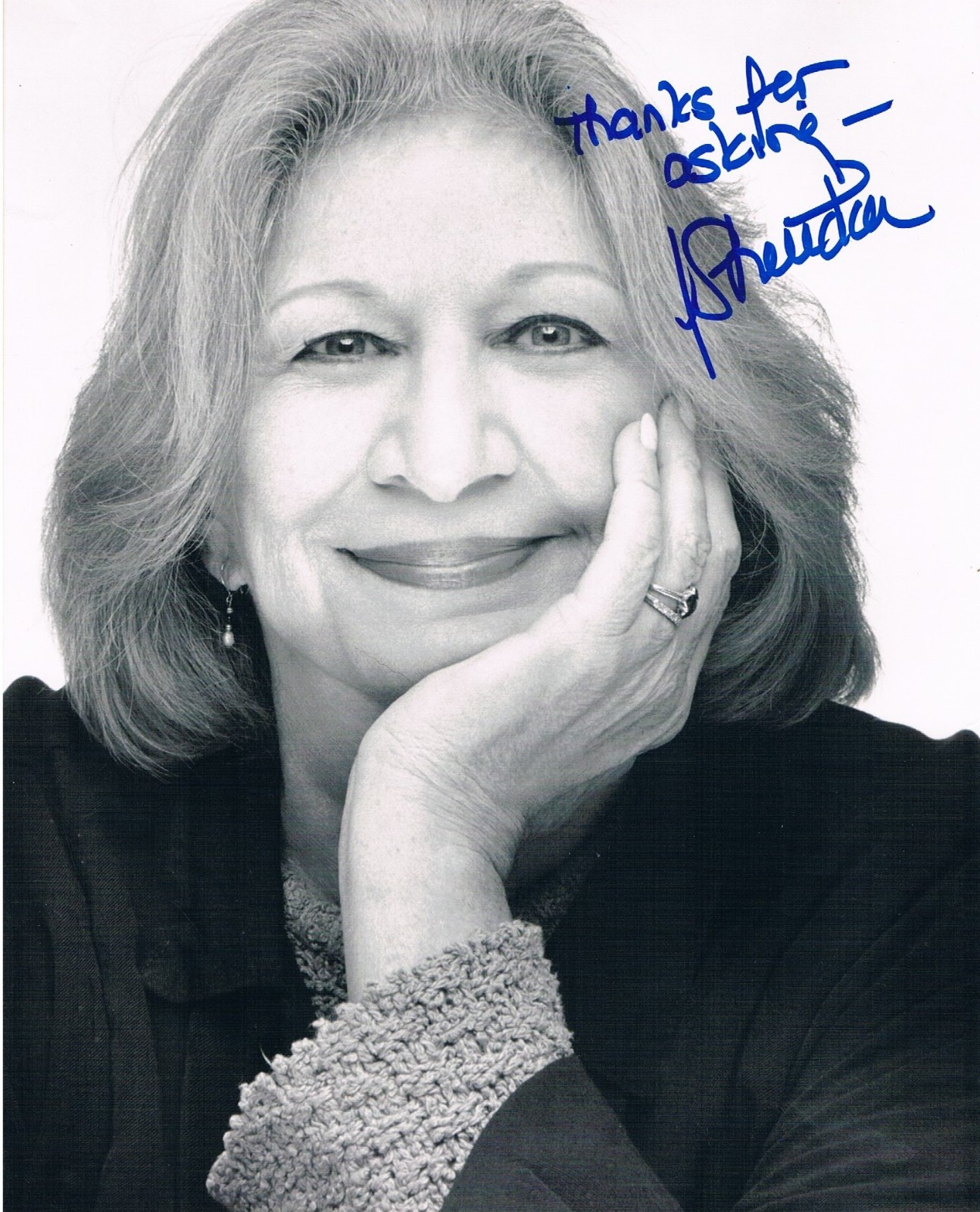 Liz Sheridan 1929-2022 US actress Seinfeld ALF autograph signed 8″x10″ photo
