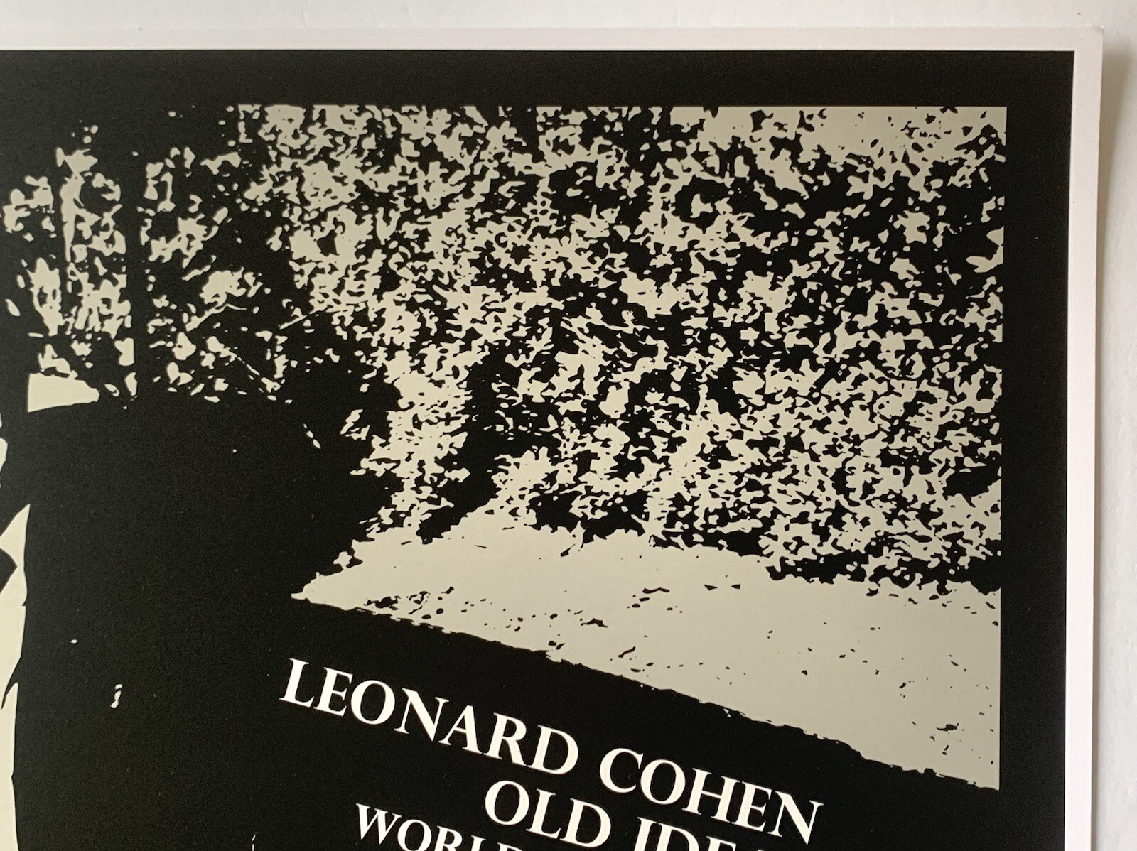 Leonard Cohen Poster 2012 old ideas concert tour rare