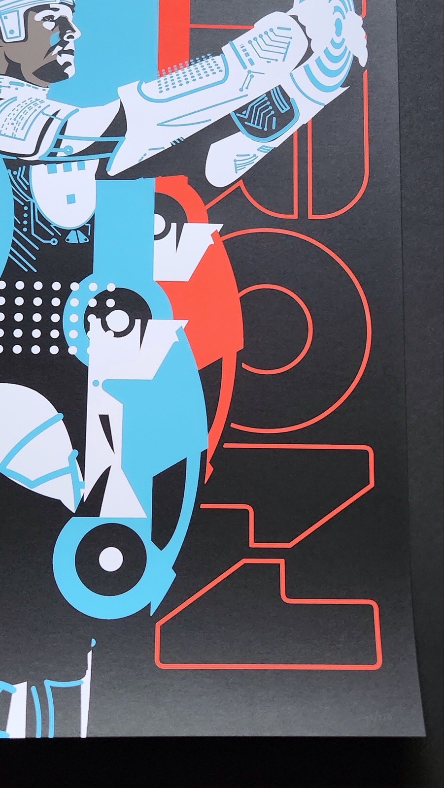 1982 Aesthetic – Tron UV reactive Poster By Danny Haas ￼