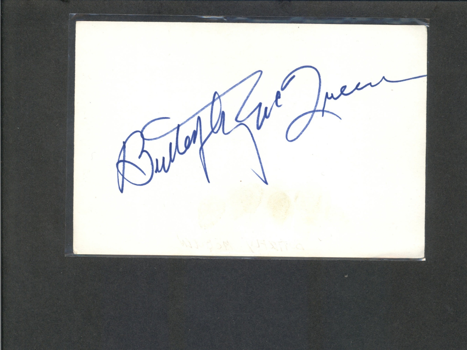 Butterfly McQueen – Signed Autograph 4X6 index card – Gone with the Wind