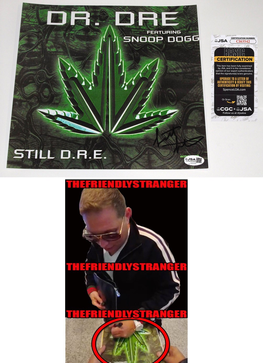 SCOTT STORCH signed DR. DRE “STILL D.R.E” 10×10 Photo EXACT PROOF Auto JSA COA