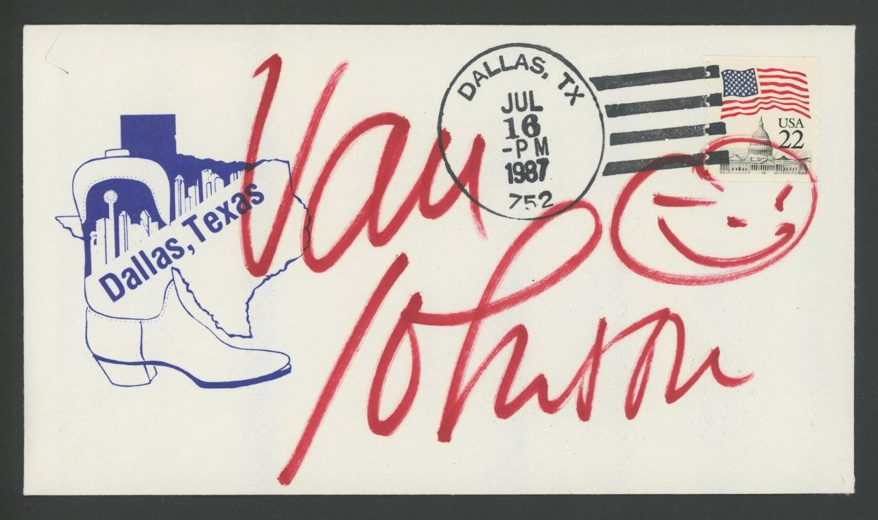 VAN JOHNSON (1916-2008) signed envelope/cover | “Caine Mutiny” – autograph