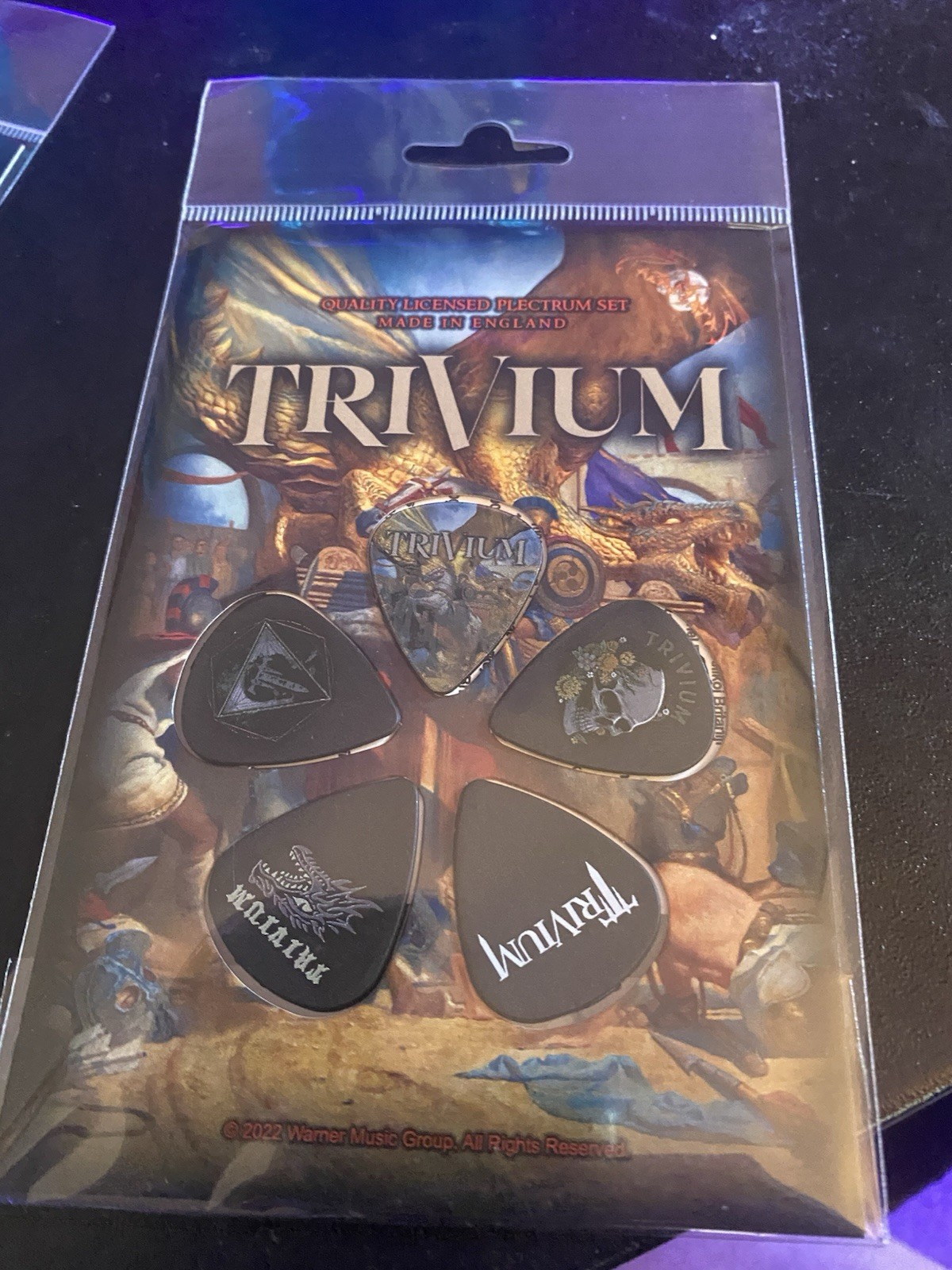 Trivium Officially Licensed Guitar Pick Set Of 5!