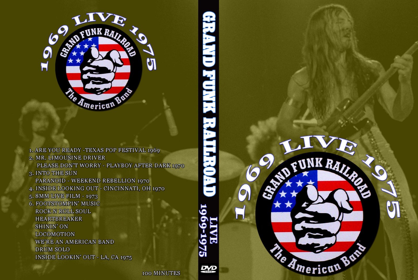 The American Band – Grand Funk Railroad Live 1969-1975 – DVD