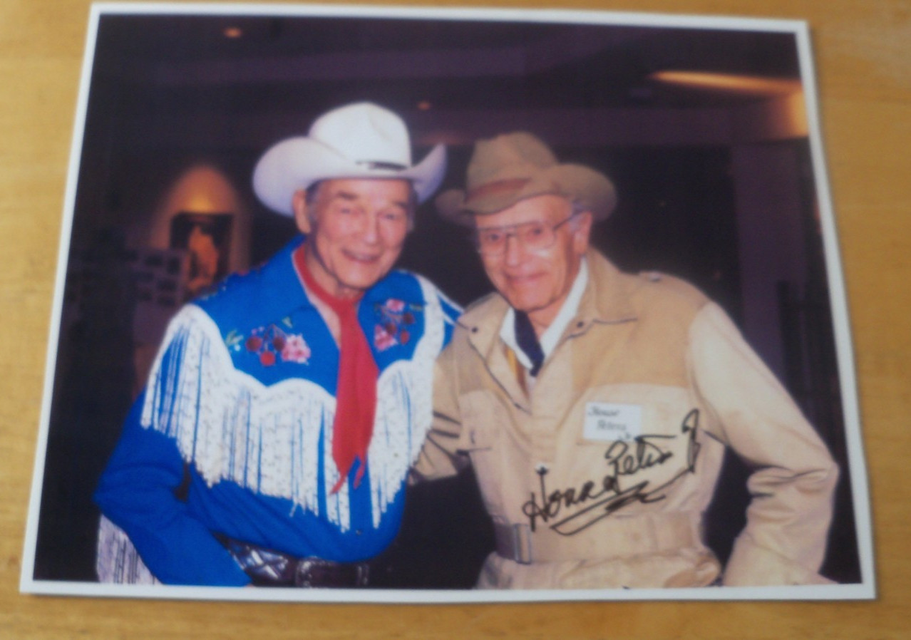 House Peters Jr signed photo Roy Rogers COA