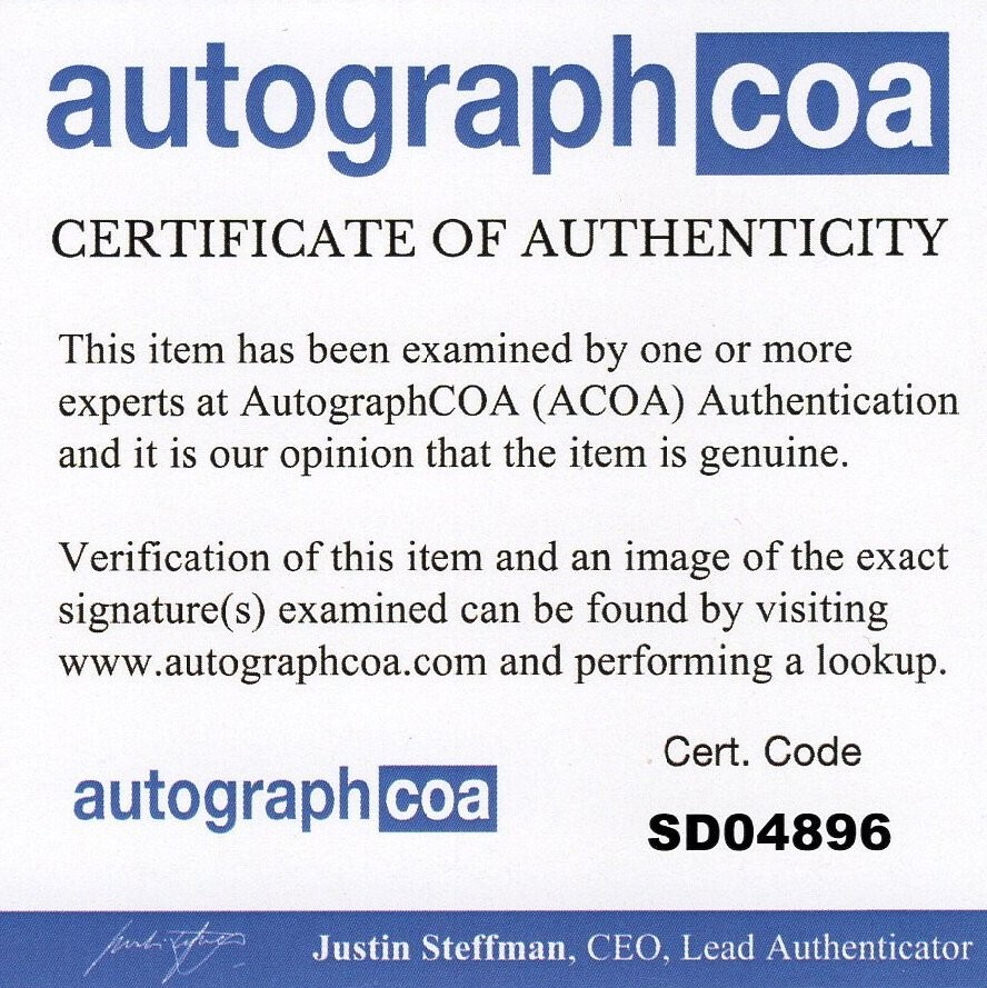 Jack Antonoff Taylor Swift Bestie Signed ROLLERCOASTER Music Lyric Sheet ACOA