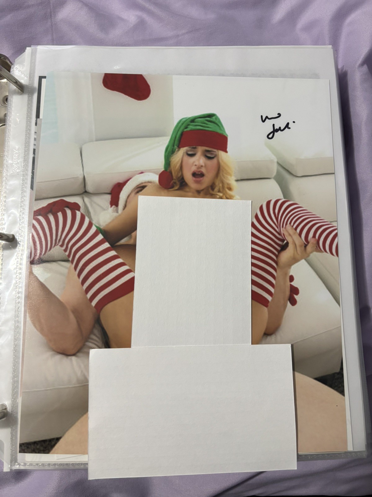 Actress Model Uma Jolie signed 8×10