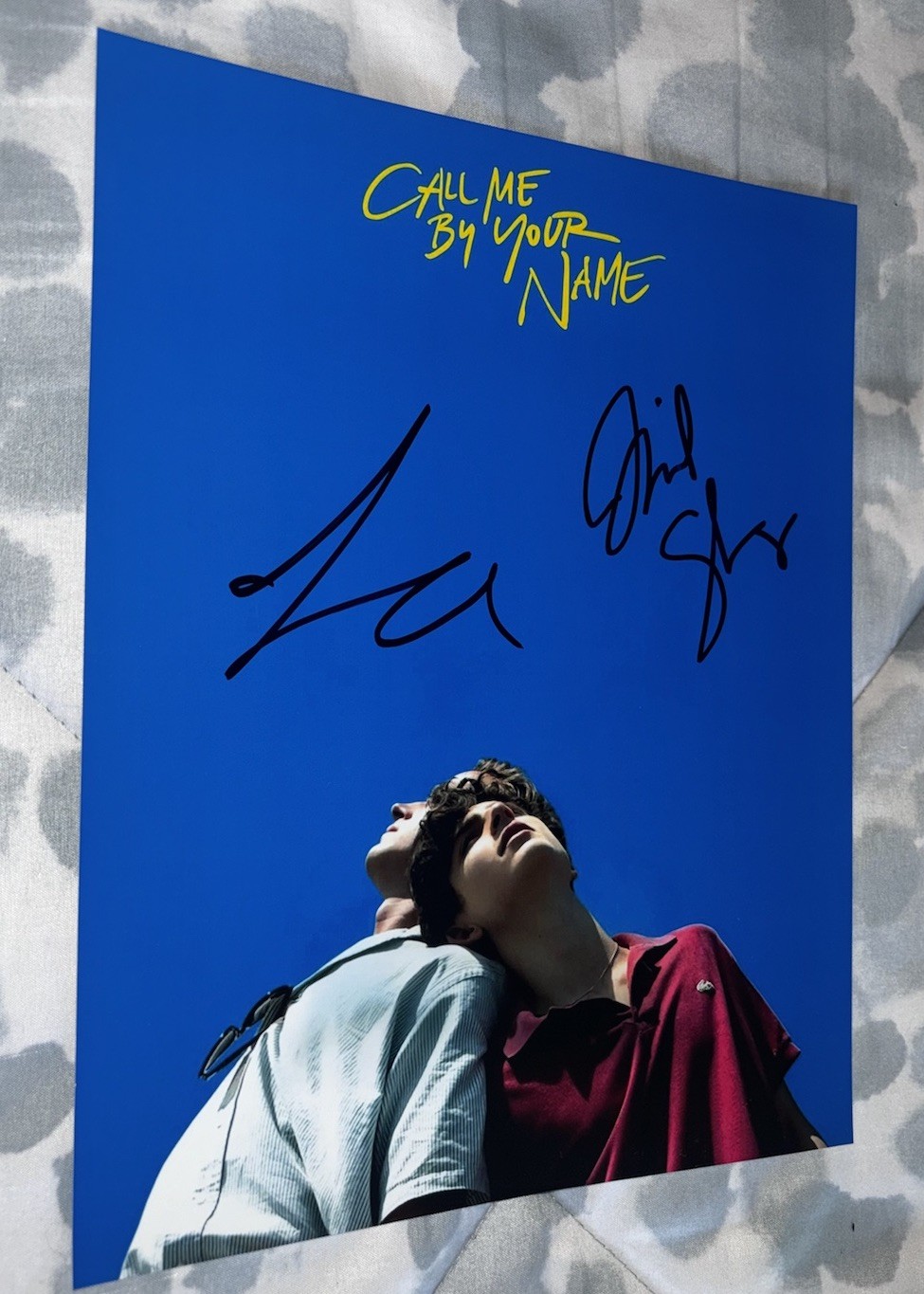 Luca Guadagnino & Michael Stuhlbarg Signed 8×10 Photo Call Me By Your Name