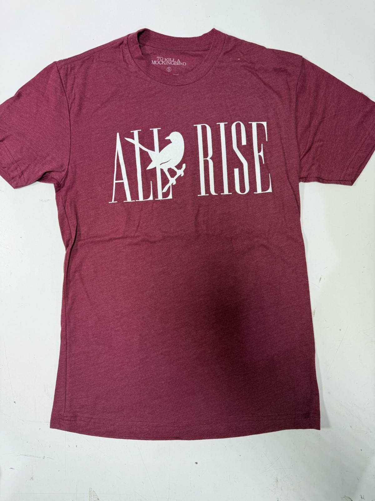 To Kill A Mockingbird Broadway Musical + RED ALL RISE +UNISEX tee t-shirt NEW!!