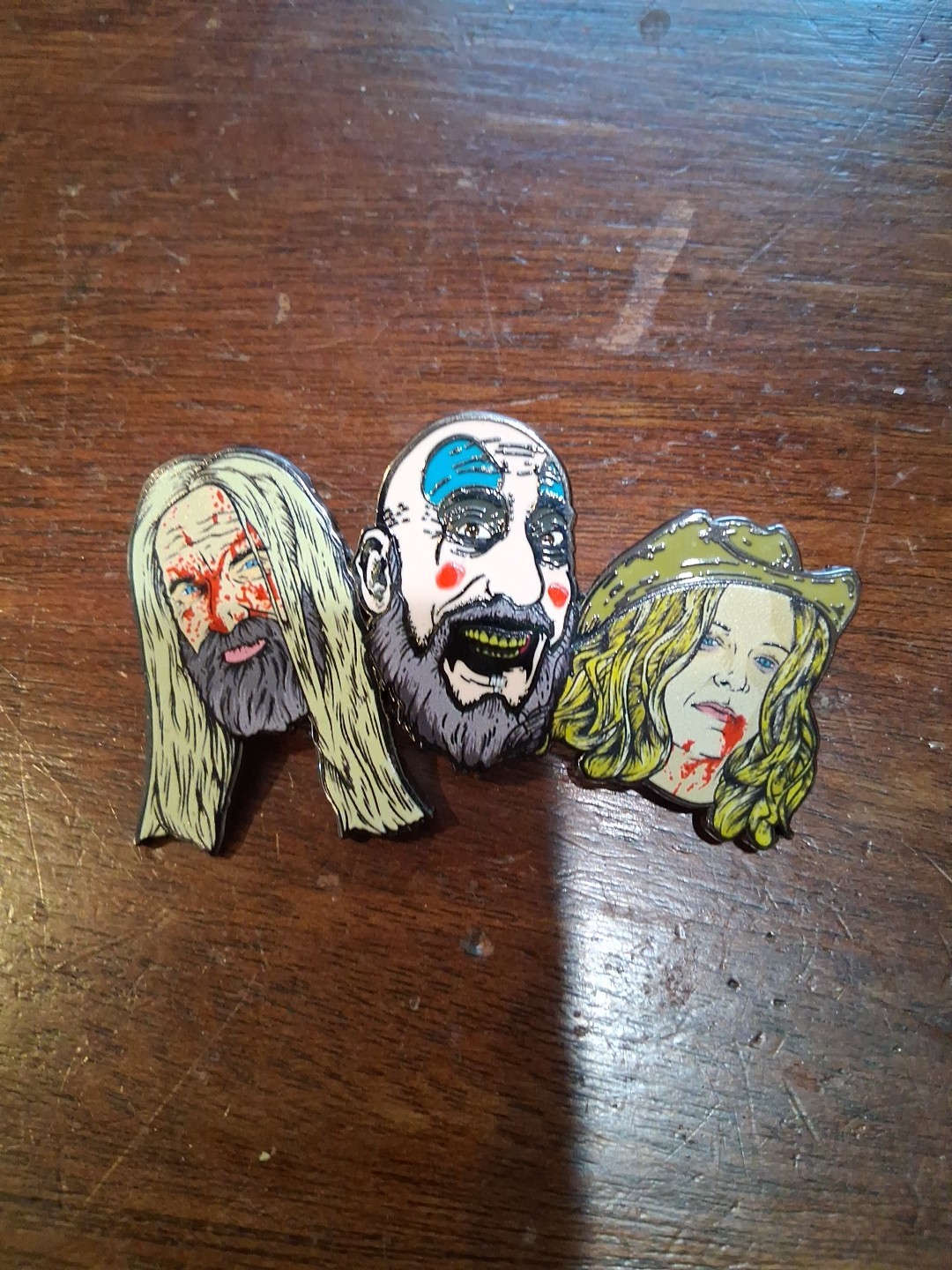 Captain Spalding, Otis Driftwood, Baby Firefly Pin From House Of 1000 Corpses,