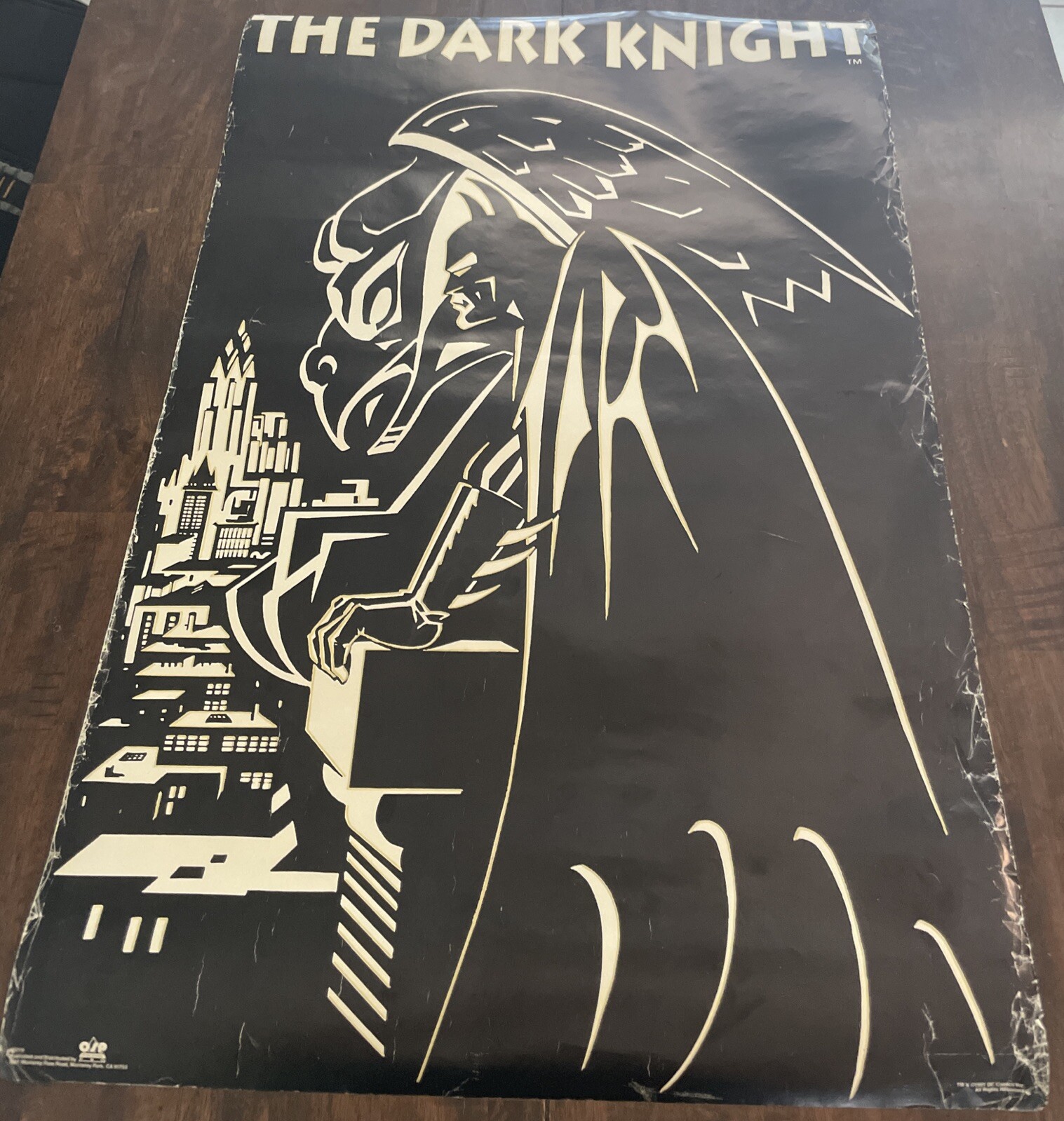 The dark Knight 1991 glow-in-the-dark poster – Movie – Comic Book. DC Comics