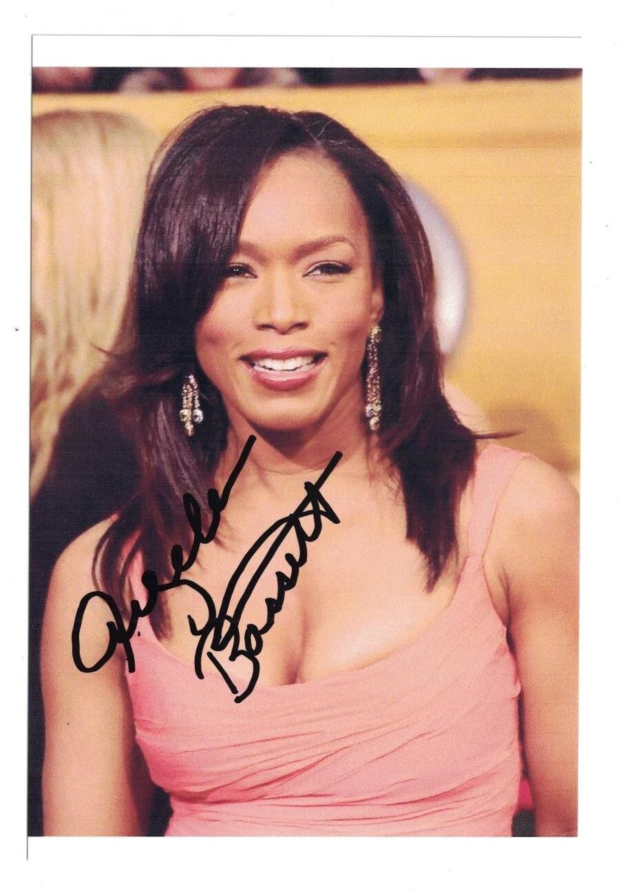Angela Bassett Signed Autographed 4 x 6 Photo Actress Sexy B