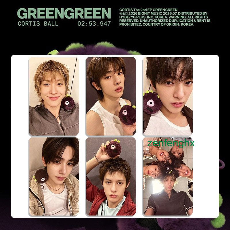 6Pc/set Hot Cortis Ball Ver Juhoon James Individual Photocard Special Photocard