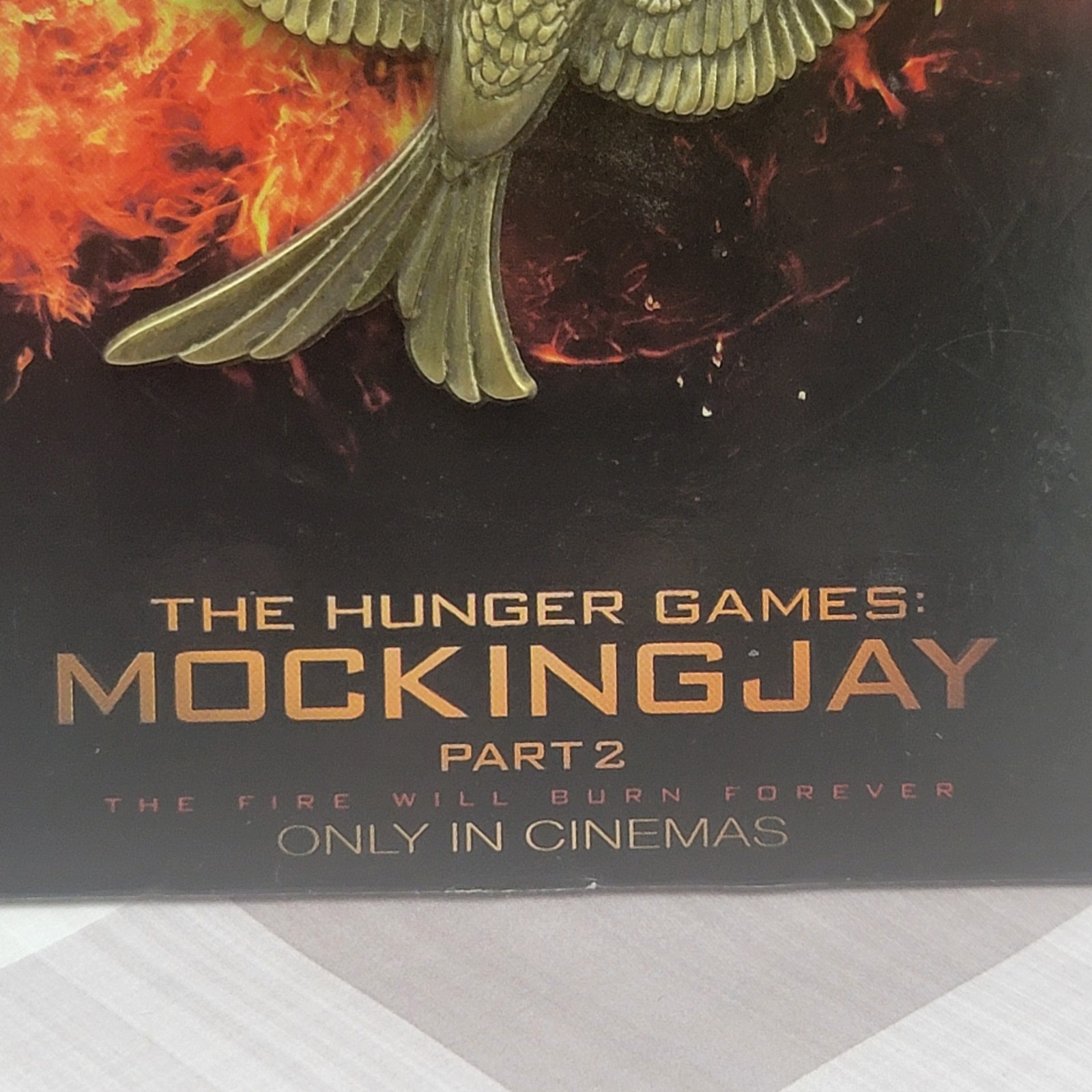 The Hunger Games Part 2 Mockingjay Pin Backpack Lapel Action Movie Collectible