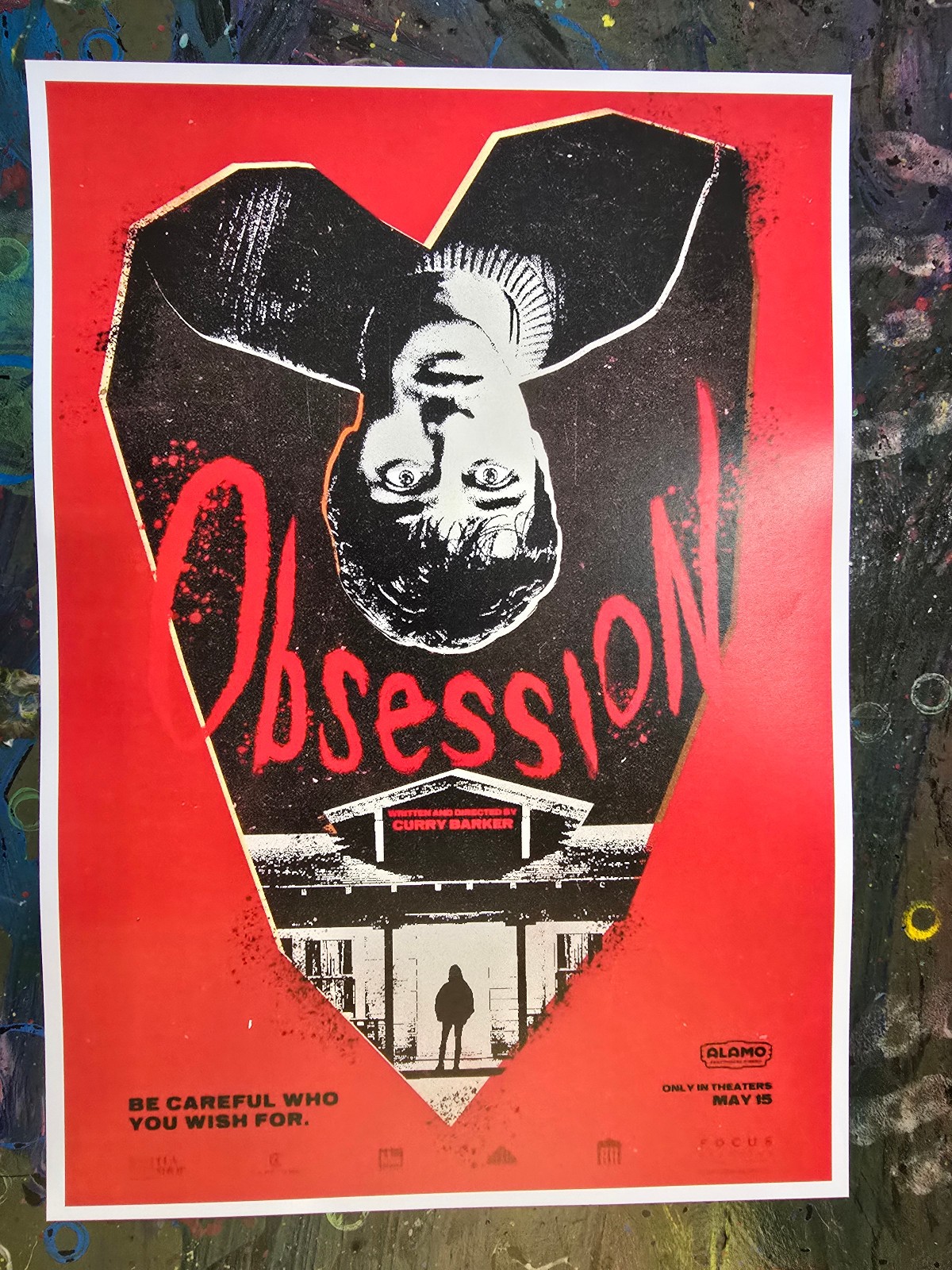 2026 Obsession Curry Barker Horror Thriller Movie Poster 11 x 15.5