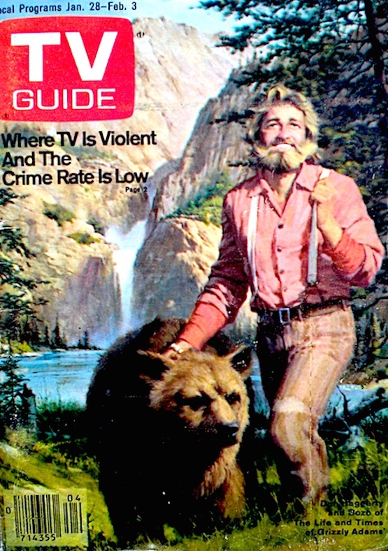TV Guide 1978 The Life & Times Of Grizzly Adams Dan Haggerty Bozo Adam 12 #1296