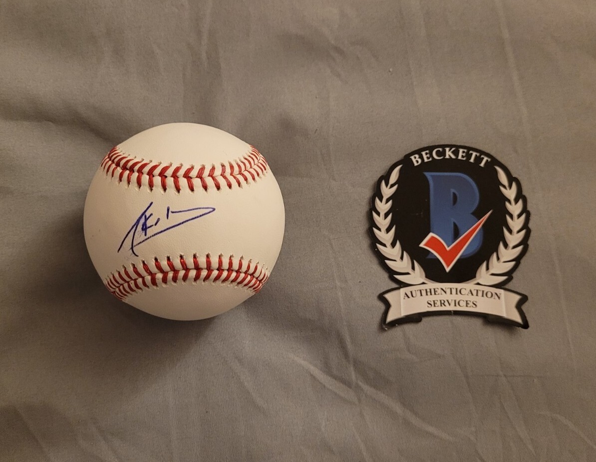 Akon signed autographed official MLB baseball ROMLB Beckett BAS COA Konvict