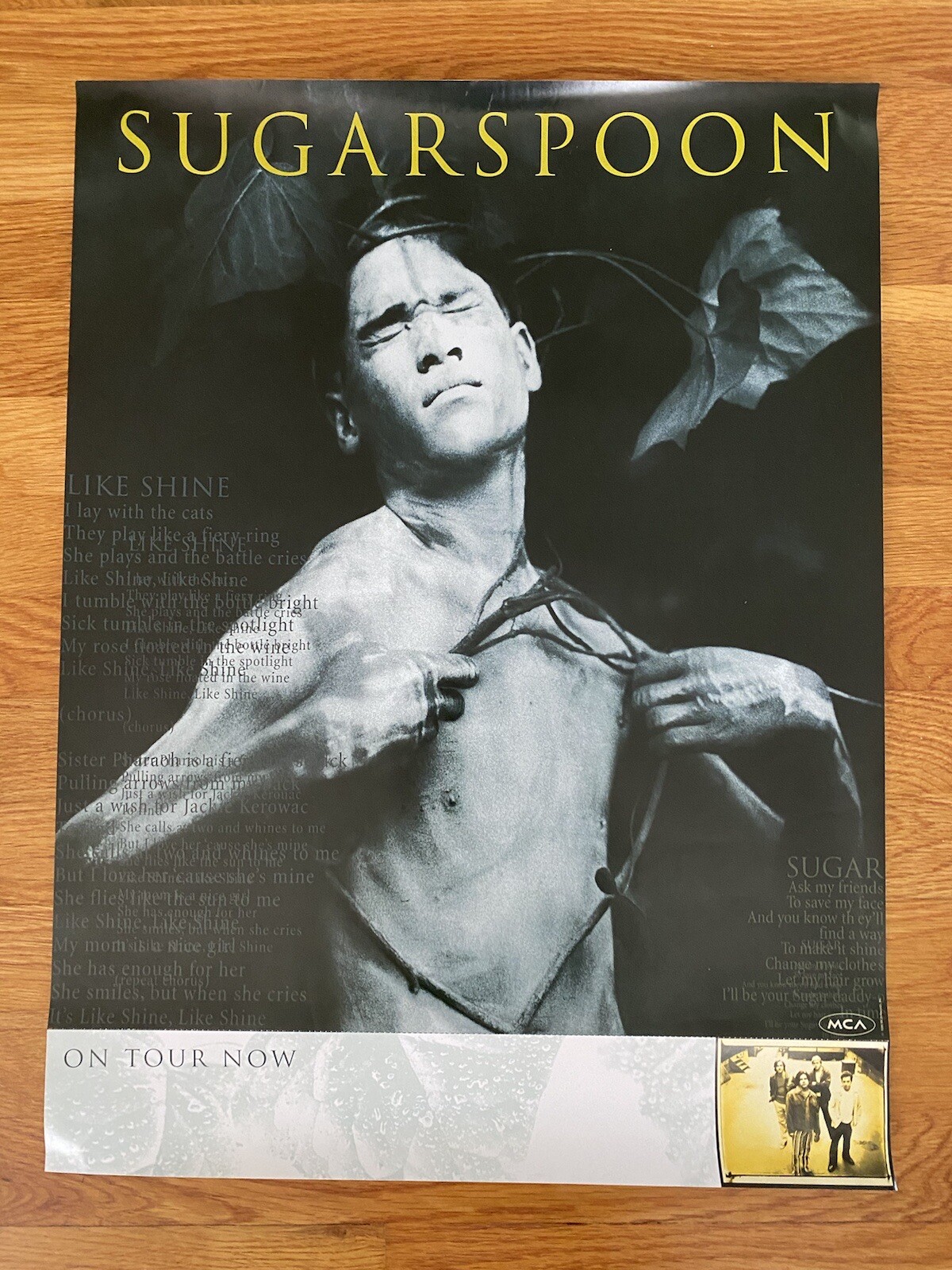 Sugarspoon Like Shine Rare Original Promo Poster 1996 Tour Poster 18×24 Unhung