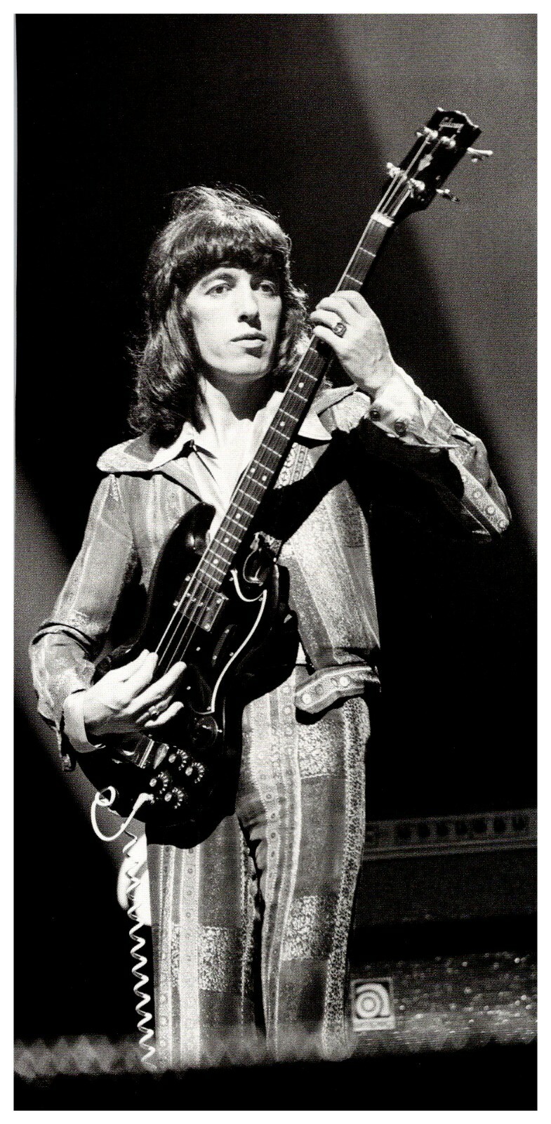 BILL WYMAN THE ROLLING STONES 4.5″ X 9.5″ Photo Book Magazine Page GH8