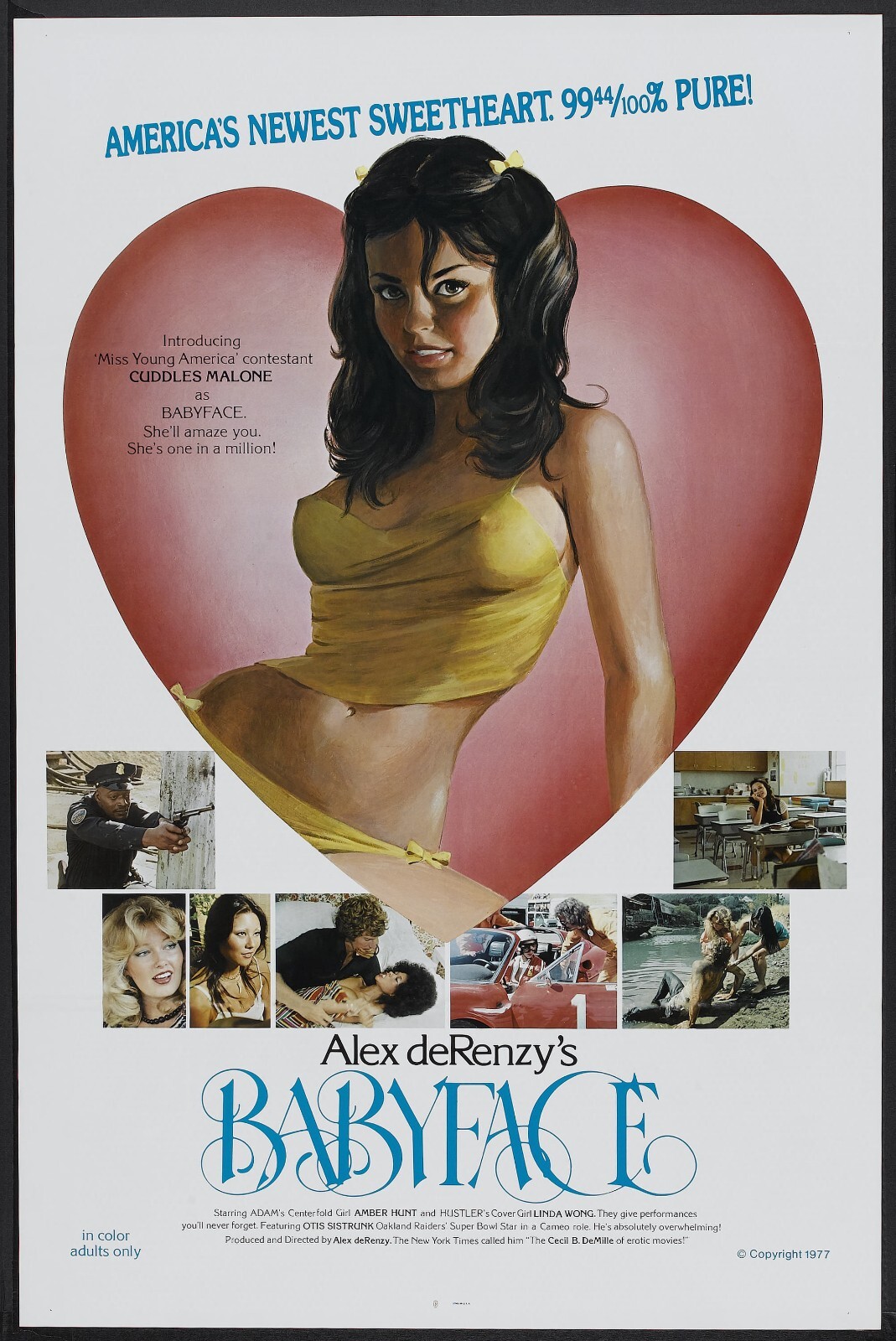 Babyface 1977 Adult Movie Poster Wall Art Sexploitation