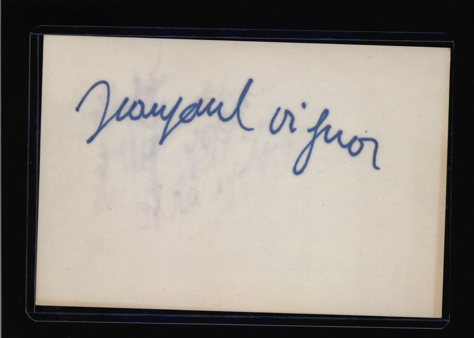 Jean Paul Vignon – Signed Autograph 4×6 Index Card – Shrek – Robin Hood