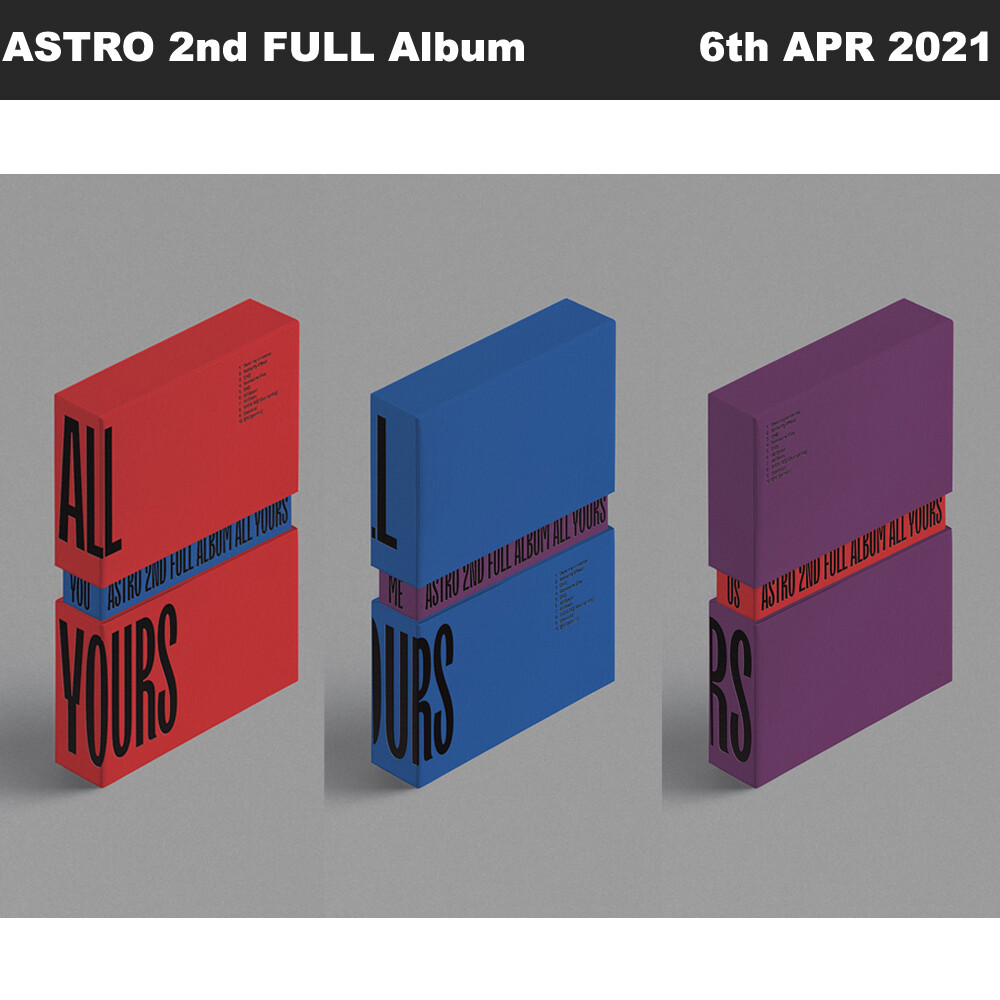 ASTRO All Yours 2nd FULL Album CD+Photobook+Photocard+Etc+Tracking Number