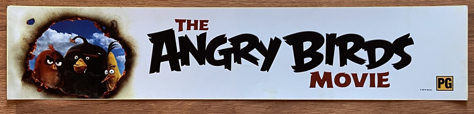📽 The Angry Birds Movie (2016) – Movie Theater Mylar / Poster 5×25