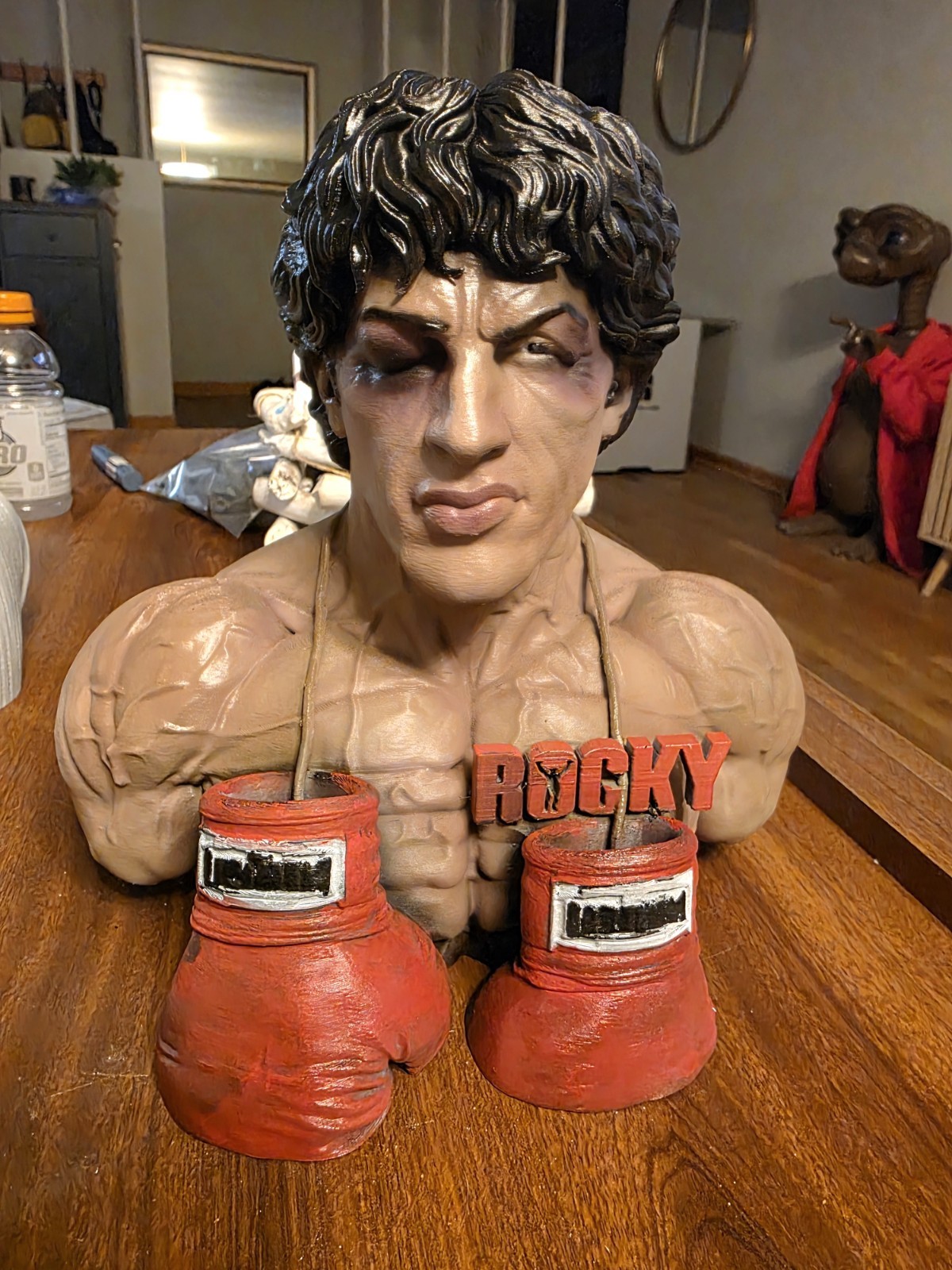 Rocky Balboa Sylvester Stallone Head Bust Cult Classic Movie Memorabilia Figure