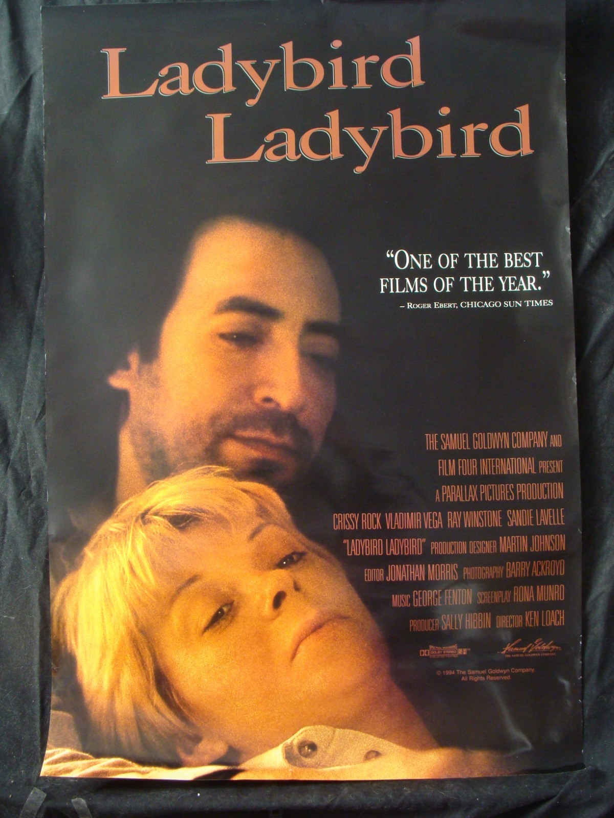 LADYBIRD LADYBIRD movie poster CRISSY ROCK Original 1994 27×40 One sheet