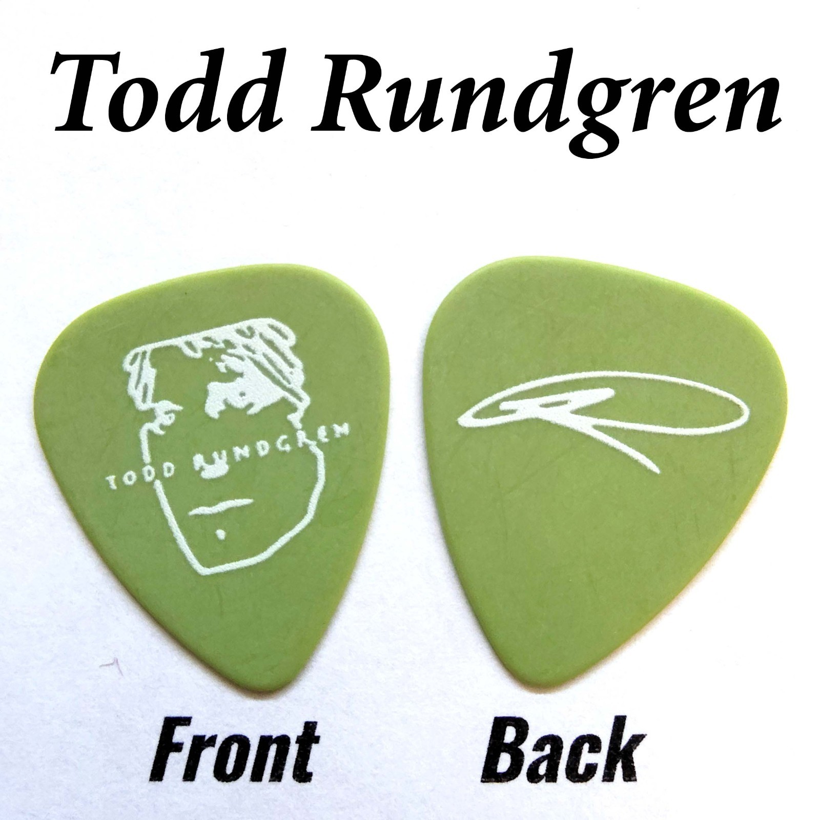 Todd Rundgren Classic Rock band signature guitar pick (s-7894B)